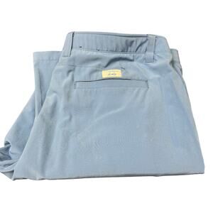 Bald Head Blues Pants Mens 38 (38x32 ACTUAL) Blue Performance Golf Straight Leg